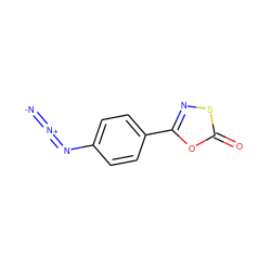 [N-]=[N+]=Nc1ccc(-c2nsc(=O)o2)cc1 ZINC000139095410