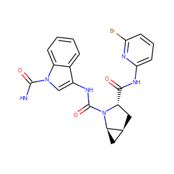 [NH]C(=O)n1cc(NC(=O)N2[C@H](C(=O)Nc3cccc(Br)n3)C[C@H]3C[C@H]32)c2ccccc21 ZINC000473228789