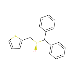 [O-][S@@+](Cc1cccs1)C(c1ccccc1)c1ccccc1 ZINC000137218829