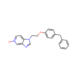 [O-][n+]1ccc2c(c1)ncn2CCOc1ccc(Cc2ccccc2)cc1 ZINC000001492406