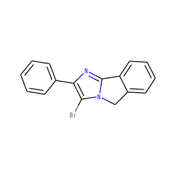 Brc1c(-c2ccccc2)nc2n1Cc1ccccc1-2 ZINC000000048366