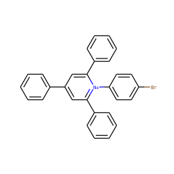 Brc1ccc(-[n+]2c(-c3ccccc3)cc(-c3ccccc3)cc2-c2ccccc2)cc1 ZINC000003178293