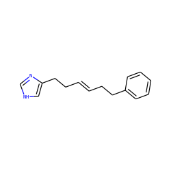 C(=C/CCc1c[nH]cn1)\CCc1ccccc1 ZINC000026148959