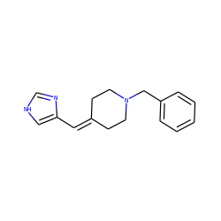 C(=C1CCN(Cc2ccccc2)CC1)c1c[nH]cn1 ZINC000013612867