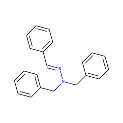 C(=N/N(Cc1ccccc1)Cc1ccccc1)\c1ccccc1 ZINC000001702014