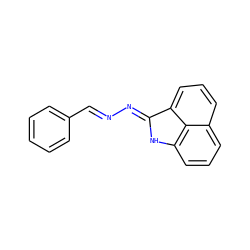 C(=N/N=C1\Nc2cccc3cccc1c23)\c1ccccc1 ZINC000003180444