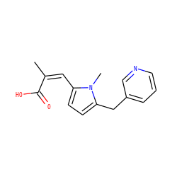 C/C(=C/c1ccc(Cc2cccnc2)n1C)C(=O)O ZINC000027989292