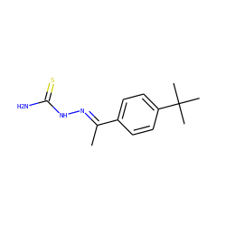 C/C(=N\NC(N)=S)c1ccc(C(C)(C)C)cc1 ZINC000035104844