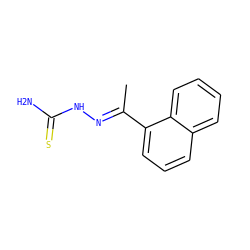 C/C(=N\NC(N)=S)c1cccc2ccccc12 ZINC000012362592