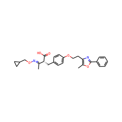 C/C(=N\OCC1CC1)[C@@H](Cc1ccc(OCCc2nc(-c3ccccc3)oc2C)cc1)C(=O)O ZINC000028702569