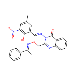 C/C(=N\OCc1nc2ccccc2c(=O)n1/N=C/c1cc(C)cc([N+](=O)[O-])c1O)c1ccccc1 ZINC000036099495