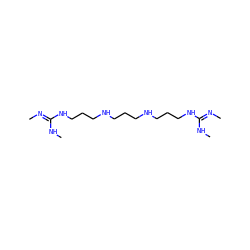 C/N=C(\NC)NCCCNCCCNCCCN/C(=N/C)NC ZINC000034893196