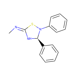 C/N=C1\N[C@H](c2ccccc2)N(c2ccccc2)S1 ZINC000006228526