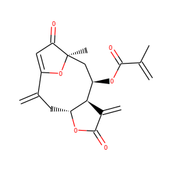 C=C(C)C(=O)O[C@@H]1C[C@@]2(C)OC(=CC2=O)C(=C)C[C@H]2OC(=O)C(=C)[C@H]12 ZINC000072320517