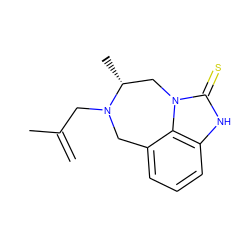 C=C(C)CN1Cc2cccc3[nH]c(=S)n(c23)C[C@H]1C ZINC000026260702