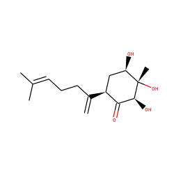 C=C(CCC=C(C)C)[C@H]1C[C@@H](O)[C@](C)(O)[C@@H](O)C1=O ZINC000101548131