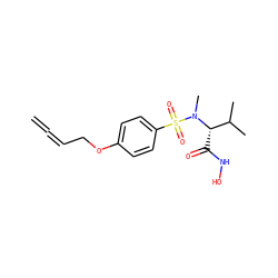 C=C=CCOc1ccc(S(=O)(=O)N(C)[C@@H](C(=O)NO)C(C)C)cc1 ZINC000013561005