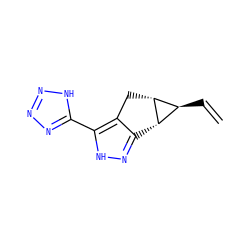C=C[C@@H]1[C@H]2Cc3c(n[nH]c3-c3nnn[nH]3)[C@@H]12 ZINC000049036572