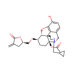 C=C1C[C@H](CO[C@@H]2CC[C@@]3(OC(C)=O)[C@H]4Cc5ccc(O)c6c5[C@@]3(CCN4CC3CC3)[C@H]2O6)OC1=O ZINC000013724971