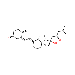 C=C1CC[C@H](O)C/C1=C/C=C1\CCC[C@]2(C)[C@@H]([C@@](C)(O)C[C@H](O)CC(C)C)CC[C@@H]12 ZINC000117451119