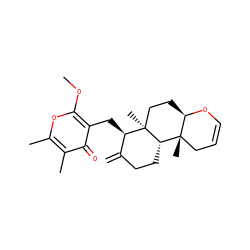C=C1CC[C@H]2[C@@]3(C)CC=CO[C@@H]3CC[C@]2(C)[C@@H]1Cc1c(OC)oc(C)c(C)c1=O ZINC000013382916