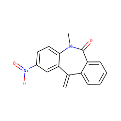 C=C1c2ccccc2C(=O)N(C)c2ccc([N+](=O)[O-])cc21 ZINC000095557666