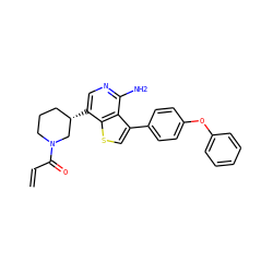 C=CC(=O)N1CCC[C@H](c2cnc(N)c3c(-c4ccc(Oc5ccccc5)cc4)csc23)C1 ZINC000473134441