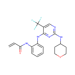 C=CC(=O)Nc1ccccc1Nc1nc(NC2CCOCC2)ncc1C(F)(F)F ZINC000474603541