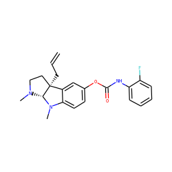 C=CC[C@@]12CCN(C)[C@H]1N(C)c1ccc(OC(=O)Nc3ccccc3F)cc12 ZINC000084712148