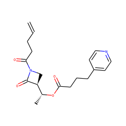 C=CCCC(=O)N1C[C@@H]([C@@H](C)OC(=O)CCCc2ccncc2)C1=O ZINC000095596938