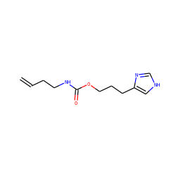 C=CCCNC(=O)OCCCc1c[nH]cn1 ZINC000071295022
