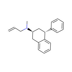 C=CCN(C)[C@@H]1Cc2ccccc2[C@@H](c2ccccc2)C1 ZINC000013557291