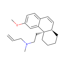 C=CCN(C)CC[C@@]12CCCC[C@@H]1C=Cc1ccc(OC)cc12 ZINC000029482565