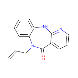 C=CCN1C(=O)c2cccnc2Nc2ccccc21 ZINC000005832540
