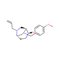 C=CCN1C[C@H]2[C@@H](O)CC[C@H]1CN2Cc1ccc(OC)cc1 ZINC000101193302