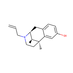 C=CCN1CC[C@]2(C)c3cc(O)ccc3C[C@H]1[C@@H]2C ZINC000002555353