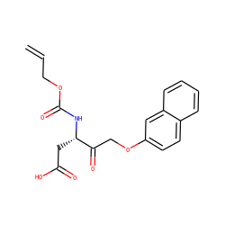 C=CCOC(=O)N[C@@H](CC(=O)O)C(=O)COc1ccc2ccccc2c1 ZINC000001541605