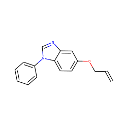 C=CCOc1ccc2c(c1)ncn2-c1ccccc1 ZINC000003815796