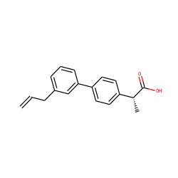 C=CCc1cccc(-c2ccc([C@@H](C)C(=O)O)cc2)c1 ZINC000026839786