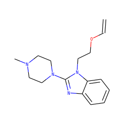 C=COCCn1c(N2CCN(C)CC2)nc2ccccc21 ZINC000038142546