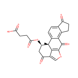 C[C@@]12c3ccc4c(c3C(=O)c3occ(c31)C(=O)C[C@H]2OC(=O)CCC(=O)O)CCC4=O ZINC000062178993
