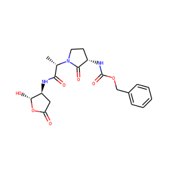 C[C@@H](C(=O)N[C@H]1CC(=O)O[C@@H]1O)N1CC[C@H](NC(=O)OCc2ccccc2)C1=O ZINC000026659863