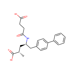 C[C@@H](C[C@H](Cc1ccc(-c2ccccc2)cc1)NC(=O)CCC(=O)O)C(=O)O ZINC000013741341