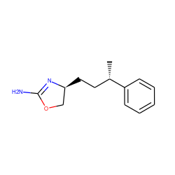 C[C@@H](CC[C@H]1COC(N)=N1)c1ccccc1 ZINC000117252027