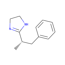 C[C@@H](Cc1ccccc1)C1=NCCN1 ZINC000013520033