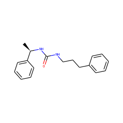 C[C@@H](NC(=O)NCCCc1ccccc1)c1ccccc1 ZINC000054036522