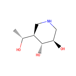 C[C@@H](O)[C@H]1CNC[C@@H](O)[C@@H]1O ZINC000116707346