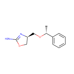 C[C@@H](OC[C@H]1COC(N)=N1)c1ccccc1 ZINC000117645561