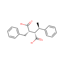 C[C@@H](c1ccccc1)[C@H](C(=O)O)[C@H](Cc1ccccc1)C(=O)O ZINC000103185274