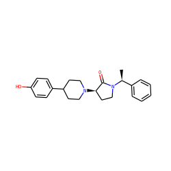 C[C@@H](c1ccccc1)N1CC[C@@H](N2CCC(c3ccc(O)cc3)CC2)C1=O ZINC001772574791